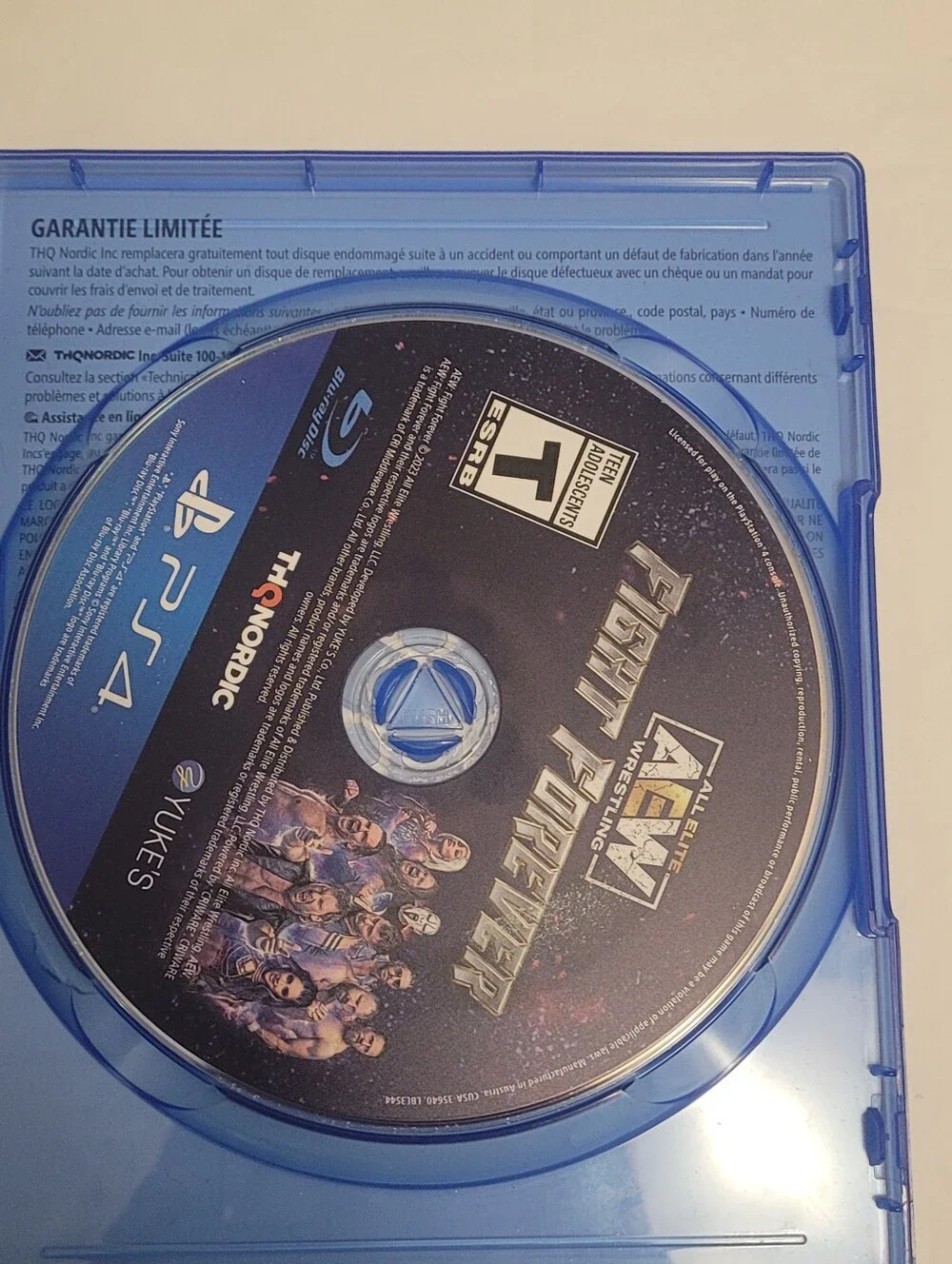 Sony Playstation 4 AEW: Fight Forever Game